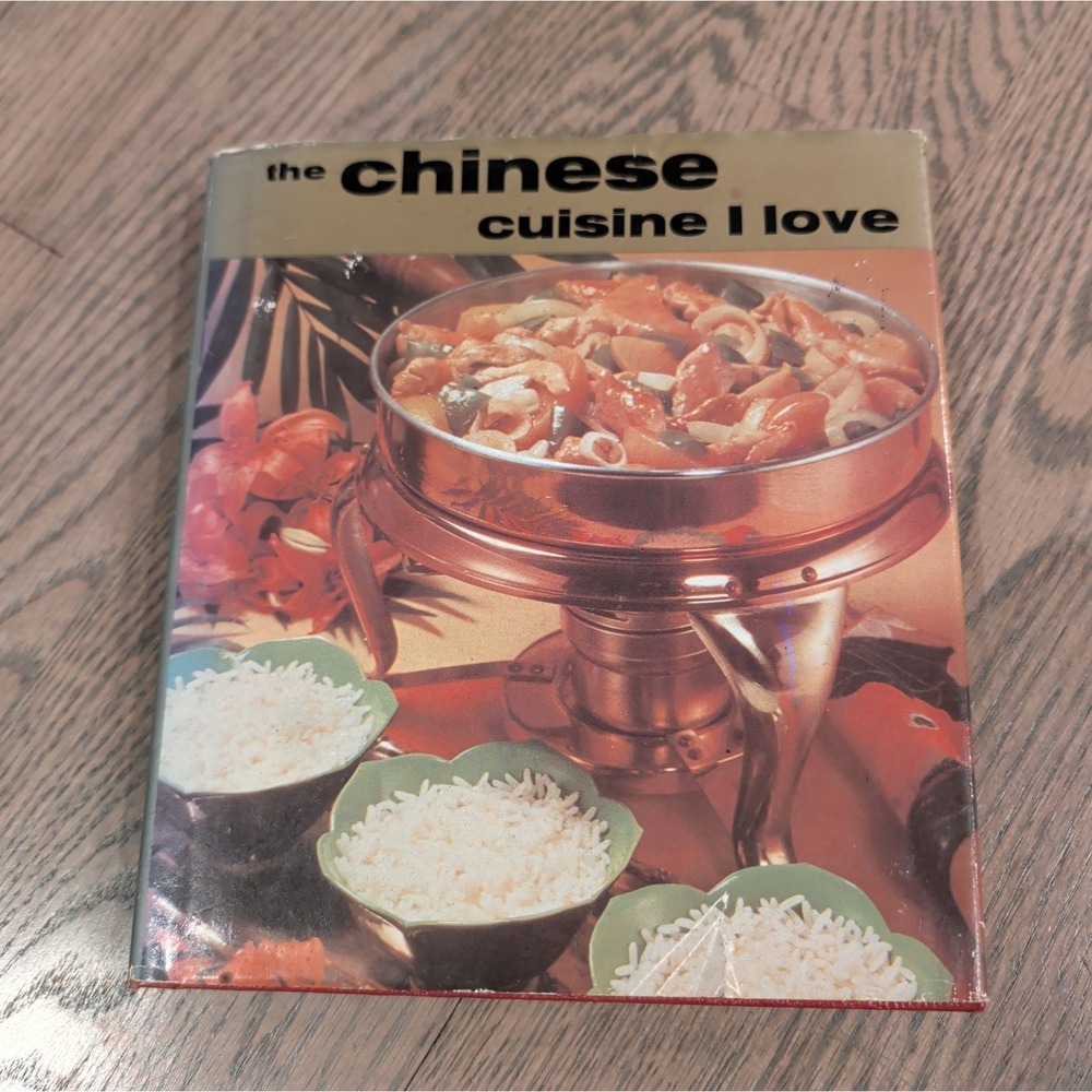 Vtg 1977 Chinese Cuisine I Love Jules Bond HC DJ Leon Amiel Illustrated Cookbook